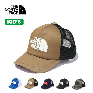 【SALE】ノースフェイス ロゴメッシュキャップ【キッズ】 THE NORTH FACE Logo Mesh Cap NNJ02303 帽子 子供 男女兼用 日除け 日よけ カジュアル ロゴ 無地 おしゃれ 人気 ギフト プレゼント 釣り 登山 キャンプ アウトドア 【正規品】