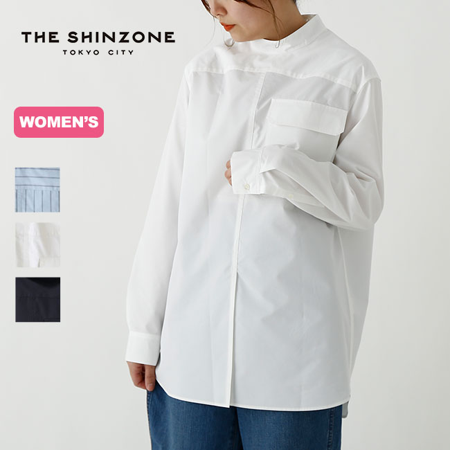 ザ シンゾーン Wスリットブラウス THE SHINZONE W SLIT BLOUSE レディース 23SMSBL07 トップス シャツ カラーシャツ カジュアルシャツ キャンプ アウトドア フェス