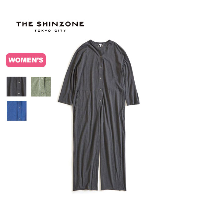 【一部SALE】ザ シンゾーン NEPロンパース THE SHINZONE NEP ROMPERS レディース 23SMSPA03 つなぎ カットソー オールインワン ワンピース オーバーオール ロングパンツ アウトドア キャンプ フェス 【正規品】