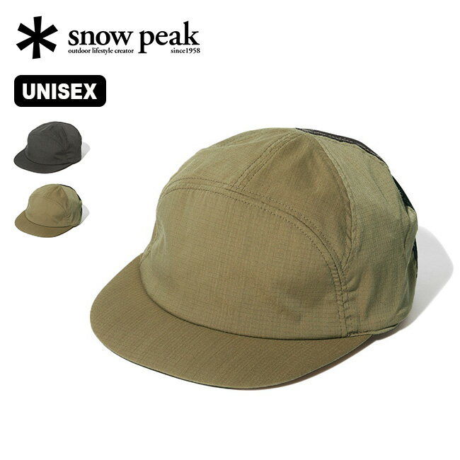 スノーピーク ストレッチFRキャップ snow peak apparel Stretch FR Cap メンズ レディース ユニセックス AC-23SU001 帽子 難燃 ファイヤーレジスタンス 軽量 アパレル 焚き火 登山 キャンプ アウトドア 