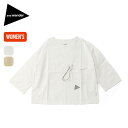 アンドワンダー コーデュラタイプライタープルオーバー【ウィメンズ】 and wander CORDURA typewriter pullover (W) レディース 5743183049 Tシャツ ティシャツ 半袖 カットソー トップス おしゃれ キャンプ アウトドア 【正規品】