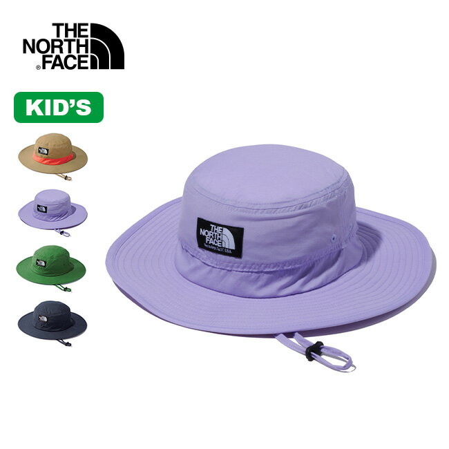 ノースフェイス ホライズンハット【キッズ】 THE NORTH FACE Kids’ Horizon Hat NNJ02312 ハット 帽子 子供 おしゃれ 日よけ 紫外線対策 子供用ハット トラベル 旅行 キャンプ アウトドア 【正規品】