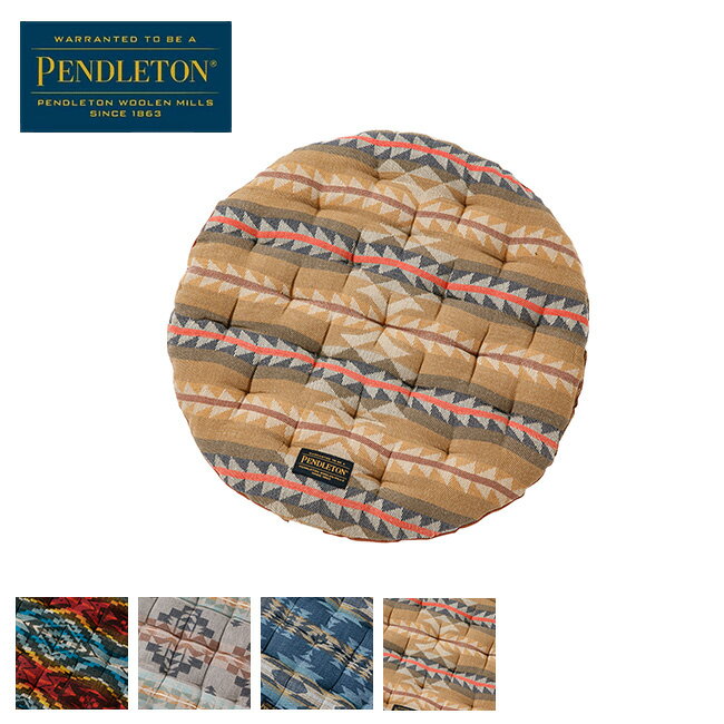 ペンドルトン サークルチェアーパットウィズキャンバス PENDLETON Circle Chair Pat with Canvas LB026 クッション 丸型 おしゃれ 雑貨 インテリア 座布団 ネイティブ キャンプ アウトドアリビング ギフト 【正規品】