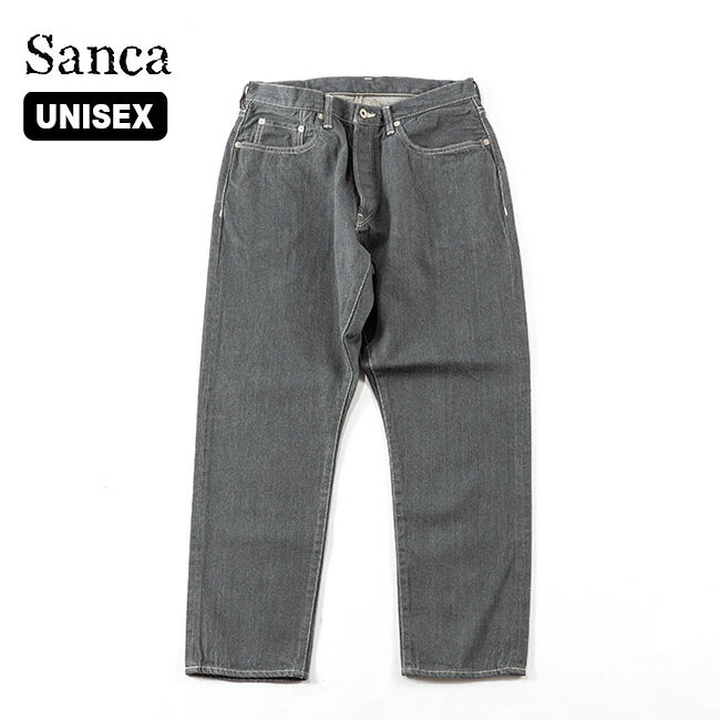 サンカ グレーデニム5Pテーパードフィット Sanca GRAY DENIM 5P TAPERED FIT メンズ レディース ユニセックス S23SPT04 ボトムス ズボン ロング パンツ おしゃれ キャンプ アウトドア 【正規品…