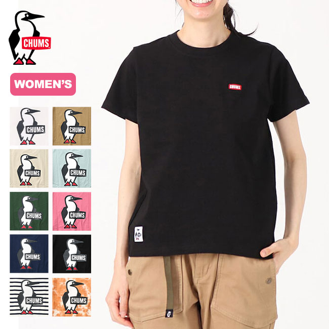 【SALE】チャムス ブービーロゴTシャツ 【ウィメンズ】 CHUMS Booby Logo T-Shirt レディース CH11-2279 トップス カットソー プルオーバー Tシャツ 半袖 アウトドア キャンプ フェス 【正規品】