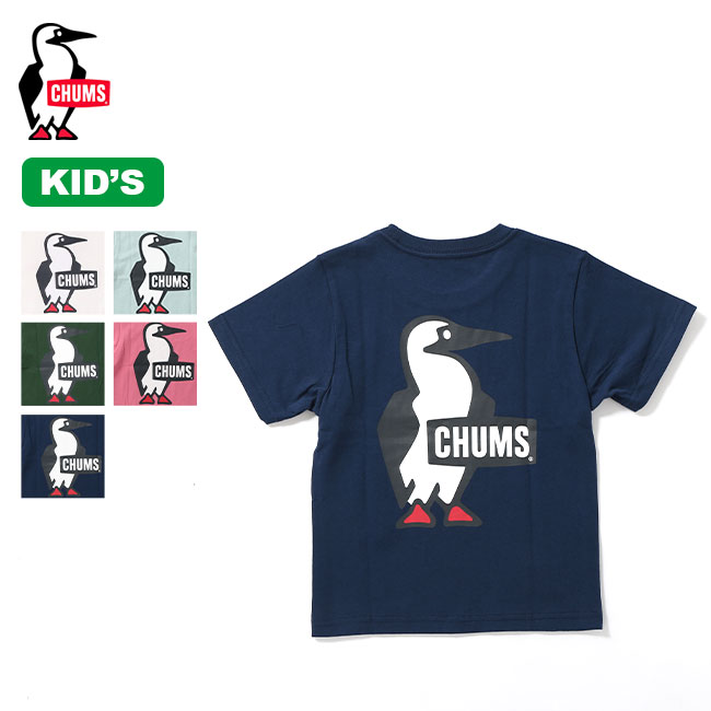 【SALE】チャムス ブービーロゴTシャツ【キッズ】 CHUMS Kid's Booby Logo T-Shirt キッズ CH21-1282 トップス カットソー プルオーバー Tシャツ 半袖 アウトドア キャンプ フェス 子供服 【正規品】