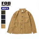 エフオービーファクトリー ヘンプシャツジャケット FOB FACTORY HEMP SHIRT JK メンズ アウター 羽織り トップス ジャケット カジュアル おしゃれ キャンプ アウトドア 【正規品】