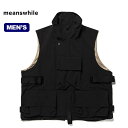 【SALE 30 OFF】ミーンズワイル ナイロンボディアーマーベスト meanswhile Nylon Body Armor Vest メンズ MW-JKT23110 トップス アウター ベスト チョッキ アウトドア キャンプ フェス