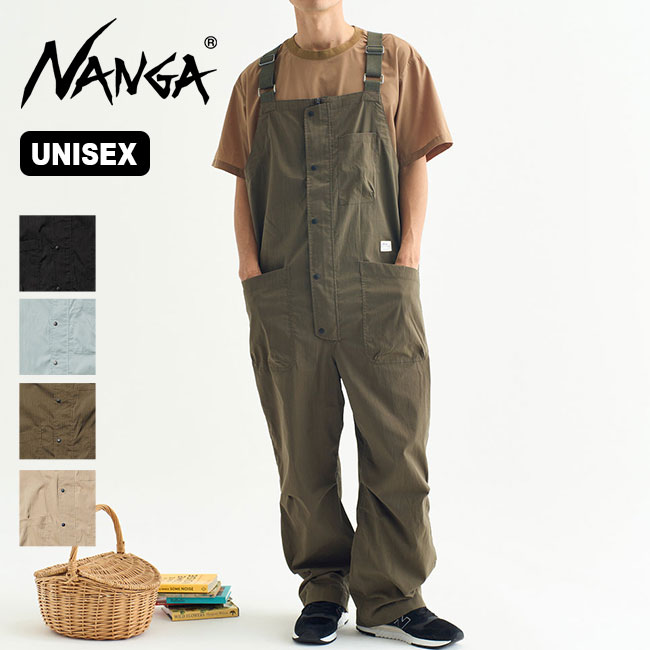 ナンガ タキビリップストップフィールドオーバーオール NANGA TAKIBI RIPSTOP FIELD OVERALLS メンズ レディース ユニセックス 焚き火 焚火 難燃 つなぎ ロングパンツ サロペット おしゃれ BBQ キャンプ アウトドア