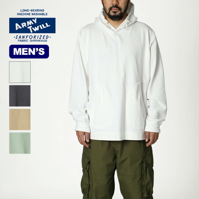 楽天OutdoorStyle サンデーマウンテン【一部SALE】アーミーツイル ヘビージャージーフーディ ARMY TWILL HEAVY JERSEY HOODIE メンズ AM-2313004 スエット スウェット トップス フード フーディ おしゃれ キャンプ アウトドア