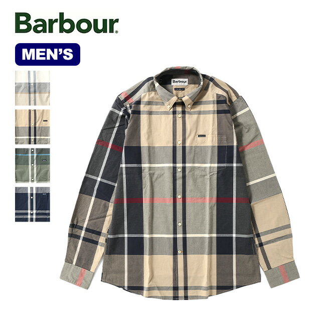 バブアー ハリステイラーシャツ Barbour HARIS TAILOR SHIRT メンズ MSH5071 チェックシャツ チェック柄 長袖 ロングスリーブ ロンT カットソー トップス おしゃれ キャンプ アウトドア 【正規品】