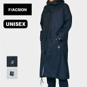 【ラスト1点】ファクション F/ACSION MATSU メンズ レディース ユニセックス FA005 アウター アウトドア レインコート ロング丈 全天候型コ...