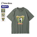 ティートンブロス TBエンブレースザワイルドTee メンズ Teton Bros. TB Embrace the Wild Tee TB231-820 Tシャツ ロゴT 半袖 ショートスリーブ トップス おしゃれ キャンプ アウトドア 【正規品】