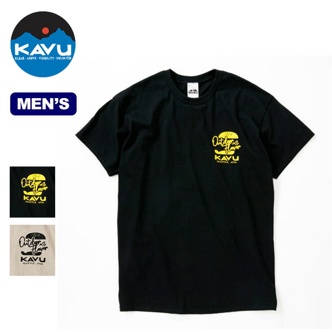 カブー バーガーTee KAVU Burger Tee メンズ 19821855 Tシャツ トップス 半袖 キャンプ アウトドア フェス 【正規品】