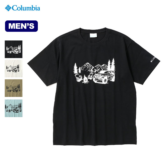 コロンビア ヤハラフォレストショートスリーブTシャツ Columbia メンズ PM0681 トップス カットソー プルオーバー Tシャツ キャンプ アウトドア 【正規品】