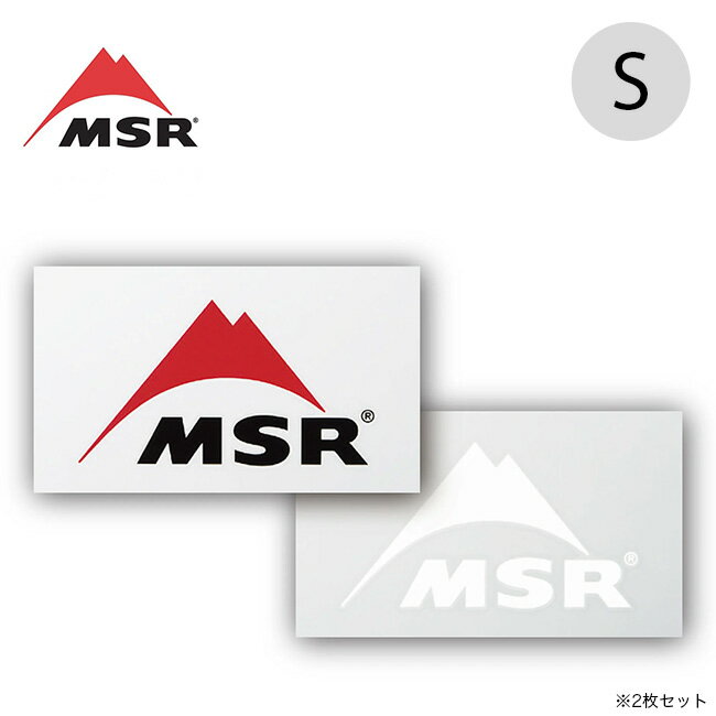 エムエスアール MSR 転写ステッカー S MSR 36903 ステッカー ロゴ シール ワンポイント アクセサリー カスタム ギア キャンプ アウトドア ギフト 【正規品】