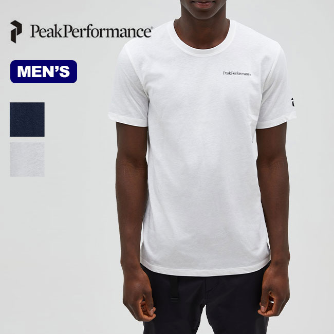 ピークパフォーマンス エクスプロアロゴTee メンズ PeakPerformance Explore Logo Tee Men メンズ G78790 トップス カットソー プルオーバー Tシャツ 半袖 アウトドア キャンプ フェス 【正規品】