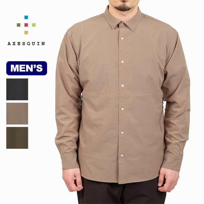 アクシーズクイン L/Sベンチレーションシャツ メンズ AXESQUIN L/S Ventilation Shirt 011028 長袖 ロングスリーブ カットソー トップス おしゃれ キャンプ アウトドア 【正規品】