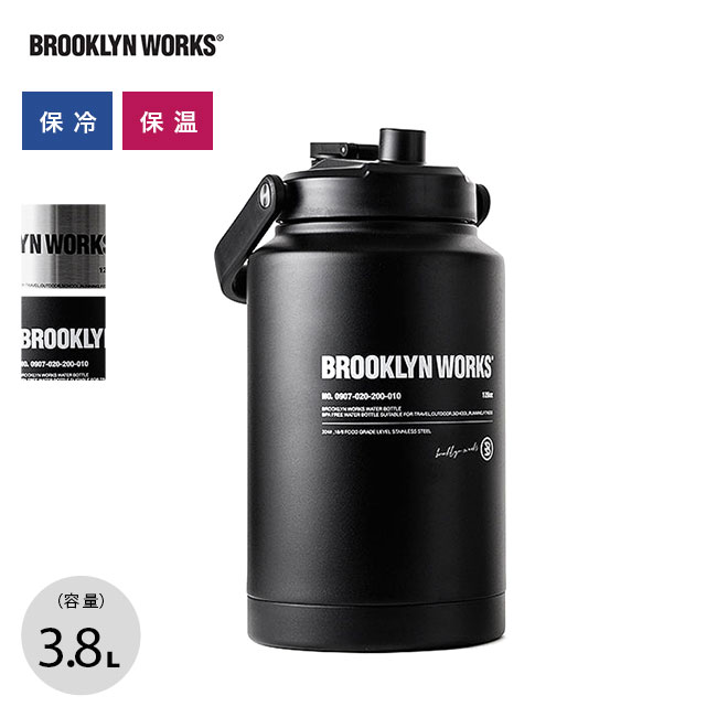 ブルックリンワークス ウォータージャグ3.8L Brooklyn Works WATER JUG 3.8L 0907-020-200-010 水筒 携帯 タンク 給水 キャンプ アウトドア 【正規品】