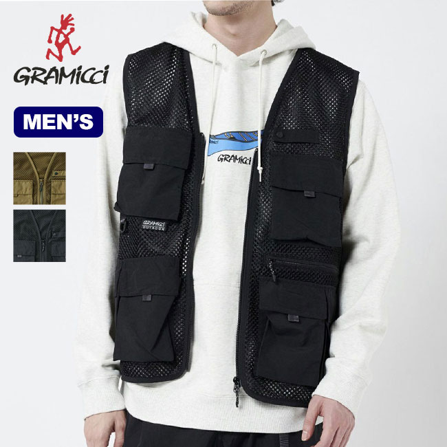 【SALE 40 OFF】グラミチ ゴーンフィッシングベスト GRAMICCI GONE FISHING VEST メンズ G3SM-J072 トップス ベスト チョッキ アウトドア フェス キャンプ 【正規品】