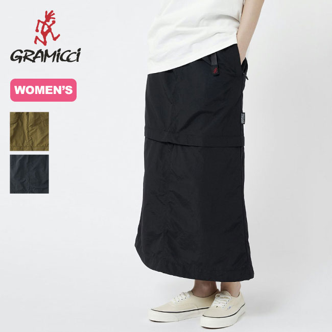 グラミチ ボトムス レディース グラミチ コンバーチブルマイクロリップストップスカート GRAMICCI CONVERTIBLE MICRO RIPSTOP SKIRT レディース G3SW-SK015 ボトムス スカート ロングスカート アウトドア フェス キャンプ