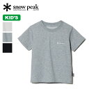 スノーピーク SPロゴTシャツ【キッズ】 snow peak apparel Kids SP Logo T shirt 子供 ジュニア TS-23SK001 Tシャツ ティシャツ 半袖 カットソー トップス カジュアル アパレル キャンプ アウトドア 【正規品】