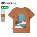 【SALE 20%OFF】スノーピーク リラクシンフィールドスケープTシャツ【キッズ】 snow peak Kids Relaxin' Fieldscape T shirt 子供 ジュニア TS-23SK002 Tシャツ ティシャツ 半袖 カットソー トップス カジュアル おしゃれ キャンプ アウトドア 【正規品】