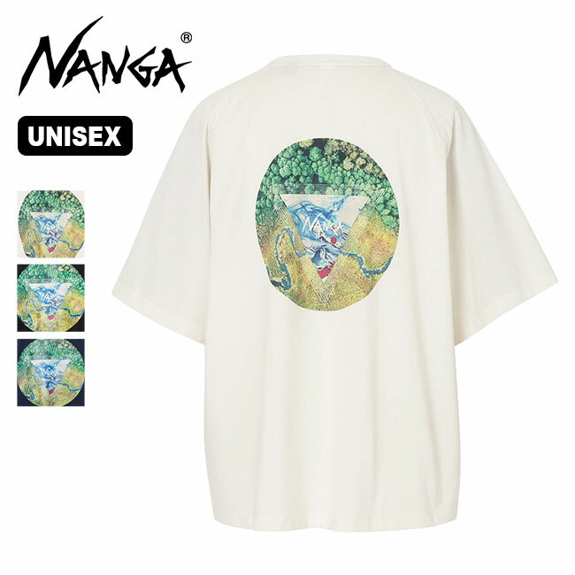 ナンガ エコハイブリッド ザワールドイズユアキャンバスルーズフィットTEE NANGA ECO HYBRID THE WORLD IS YOUR CANVAS LOOSE FIT TEE メンズ レディース ユニセックス Tシャツ ティシャツ 半袖 カットソー トップス おしゃれ キャンプ アウトドア 【正規品】