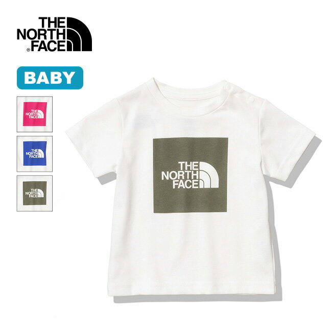 ノースフェイス S/SカラードスクエアロゴTee【ベビー】 THE NORTH FACE S/S Colored Square Logo Tee NTB32361 トップス Tシャツ 半袖 子供 赤ちゃん 出産祝い ギフト おしゃれ キャンプ アウトドア 【正規品】