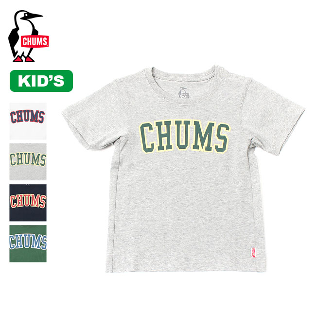 【SALE 30%OFF】チャムス チャムスカレッジTシャツ CHUMS Kid s CHUMS College T-Shirt キッズ CH21-1264 子供服 トップス カットソー プルオーバー Tシャツ 半袖 アウトドア キャンプ フェス