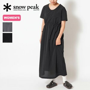 【SALE 20%OFF】スノーピーク ブリーザブルクイックドライドレス snow peak Breathable Quick Dry Dress レディース SH-23SW001 ワンピ ドレス ロングスカート カジュアル おしゃれ キャンプ アウトドア 【正規品】