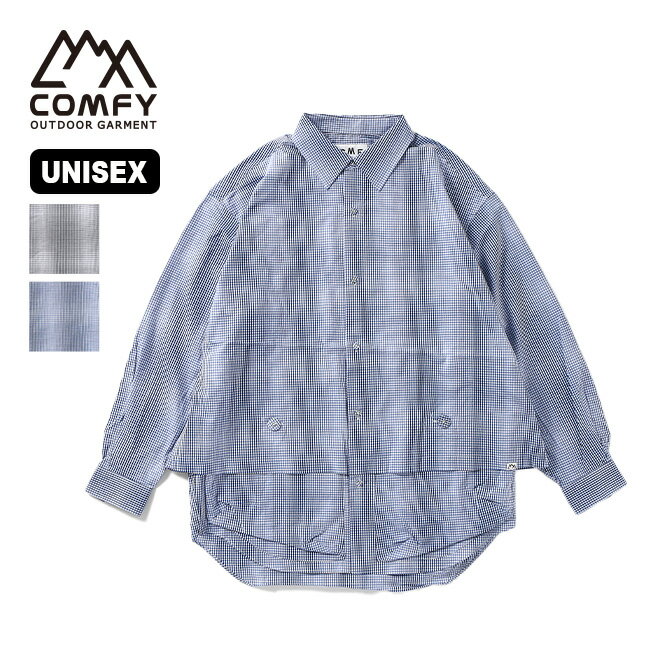 コムフィアウトドアガーメント ニュースペーパーシャツ CMF OUTDOOR GARMENT NEWS PAPER SHIRTS メンズ レディース ユニセックス CMF2301-CS05 長袖 シャツ トップス ロングスリーブ カジュアル おしゃれ コンフィ キャンプ アウトドア