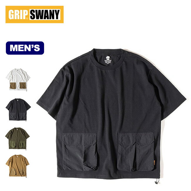 グリップスワニー キャンプポケットTシャツ 4.0 GRIP SWANY CAMP POCKET T SHIRT 4.0 メンズ GSC-56 Tシャツ トップス 半袖 キャンプ アウトドア フェス 【正規品】