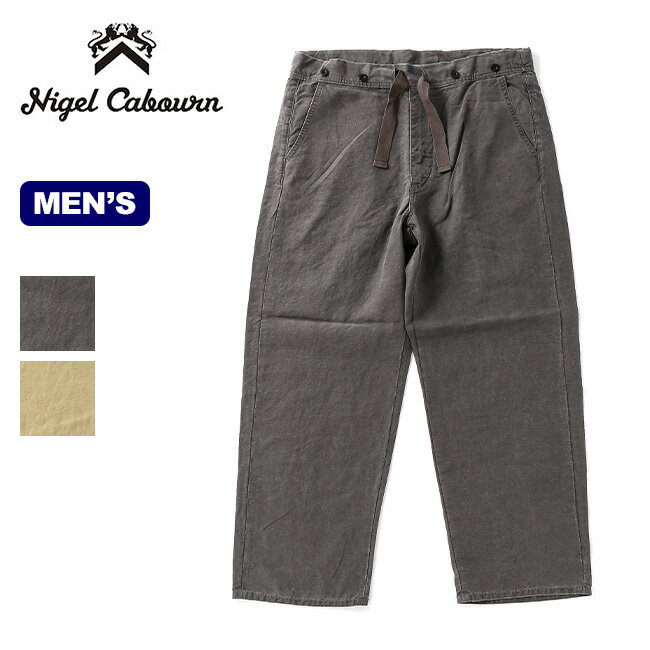 ナイジェルケーボン ホスピタルパンツサルファーダイ NIGEL CABOURN HOSPITAL PANT -SULFUR DYE メンズ 8046-00-50004 ボトムス ロング キャンプ アウトドア 【正規品】