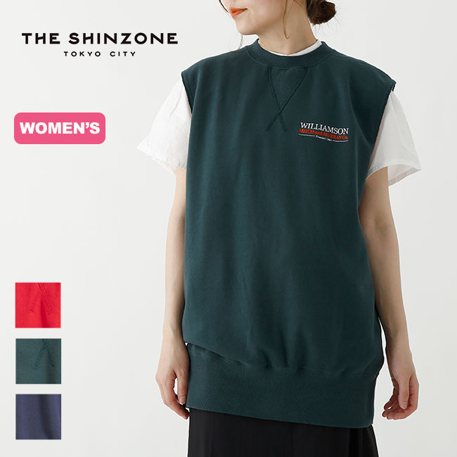 【SALE 45%OFF】ザ シンゾーン スウェットベスト THE SHINZONE SWEAT VEST レディース 23MMSCU11 トップス ベスト アウトドア フェス キャンプ 【正規品】