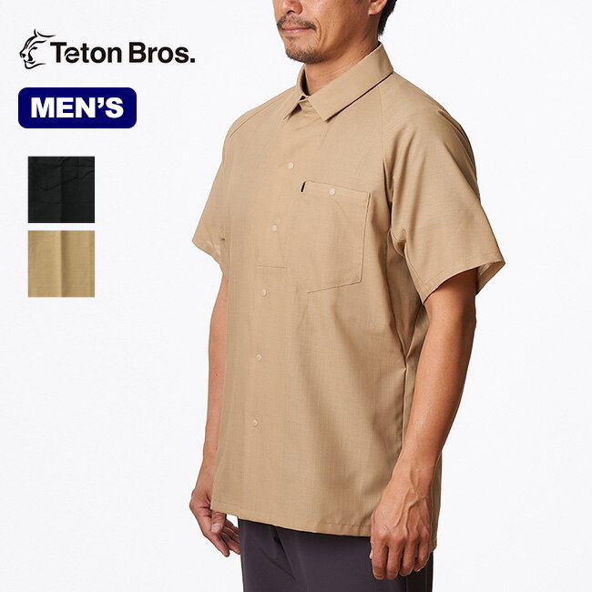 【SALE 30%OFF】ティートンブロス アクシオサバーブシャツ Teton Bros. Axio Suburb Shirt TB231-230 メンズ シャツ 半袖 カットソー キャンプ アウトドア フェス 【正規品】