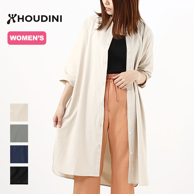 フーディニ 【ウィメンズ】ルートシャツドレス HOUDINI Ws Route Shirt Dress レディース 169794 ワンピース シャツワンピ ロングシャツ キャンプ アウトドア フェス 【正規品】