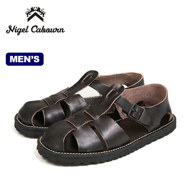 ナイジェルケーボン レザーグルカサンダル NIGEL CABOURN LEATHER GURKHA SANDAL メンズ 8046-00-62000 靴 牛革 キャンプ アウトドア 【正規品】