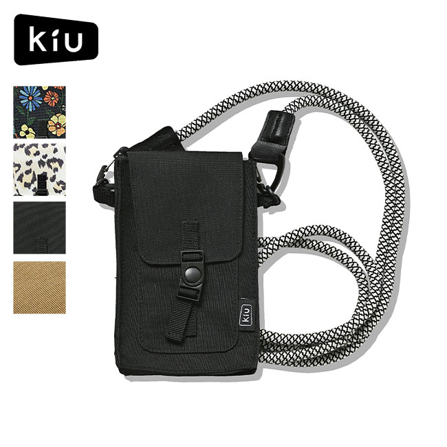 キウ 600Dウォーターリペレントフォンポーチ KiU 600D WR PHONE POUCH K350 携帯ケース ショルダーバッグ ポーチ フェス ギフト おしゃれ キャンプ アウトドア