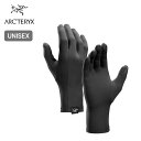 アークテリクス 手袋 メンズ アークテリクス ローグローブ ARC'TERYX Rho Glove L07880800 手袋 スマホ対応 タッチパネル対応 スキー トレラン キャンプ アウトドア 【正規品】