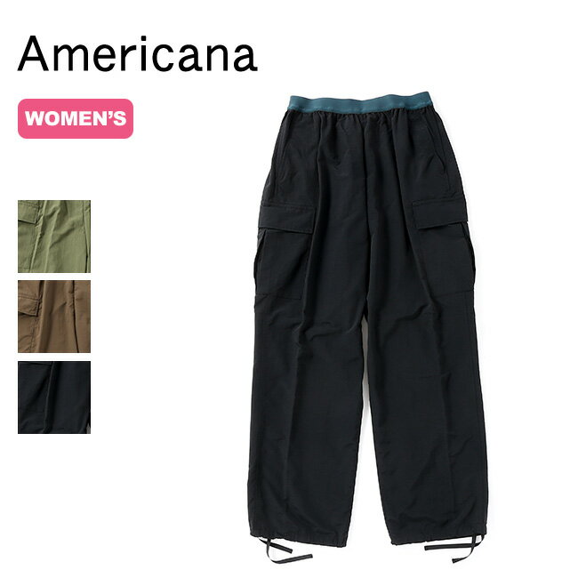 アメリカーナ ウエスト ゴム フィールドパンツ AMERICANA レディース AL-S-420 パンツ ズボン キャンプ アウトドア 【正規品】