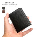 スロウ 財布 メンズ スロウ フィーノトライフォルドミニウォレット SLOW fino trifold miniwallet 333S126L 小銭入れ 財布 牛革 二つ折り コンパクト アクセサリー ブライドルレザー プレゼント キャンプ アウトドア ギフト 【正規品】