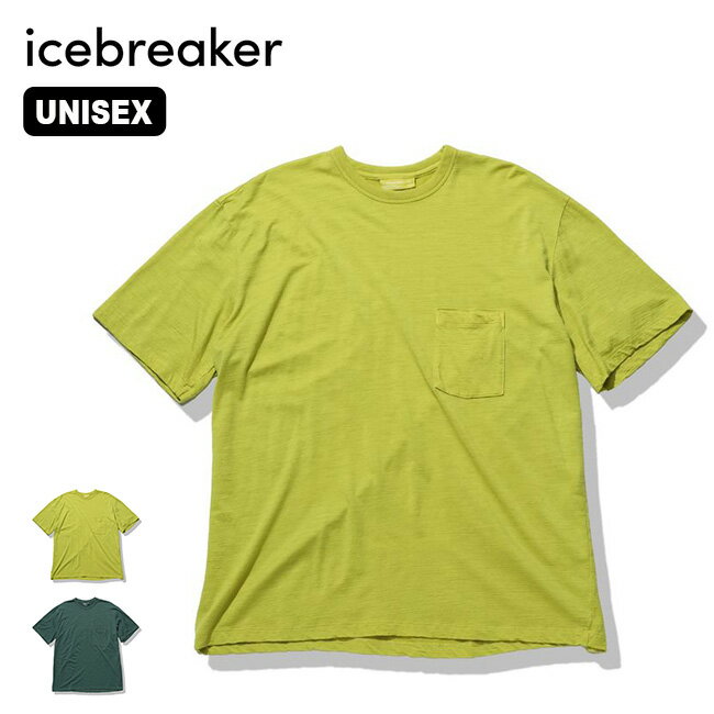 アイスブレーカー ネイチャーダイSSポケットTEE ユニセックス Icebreaker UNISEX NATURE DYE SS POCKET TEE メンズ レディース IT22280 Tシャツ 半袖 クルーネック 運動 スポーツ アウトドア キャンプ 【正規品】