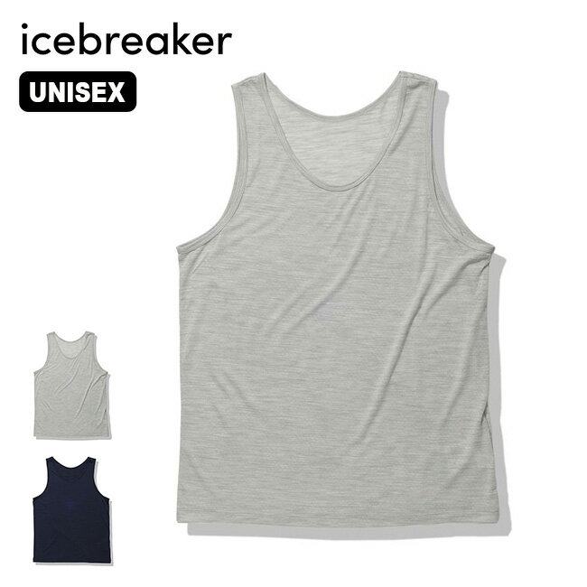 アイスブレーカー 125クールライトリバーシブルタンク ユニセックス Icebreaker UNISEX 125CL RVSBL TANK メンズ レディース IT42362 タンクトップ Uネック クルーネック インナー アンダーウエア 運動 スポーツ アウトドア キャンプ 【正規品】