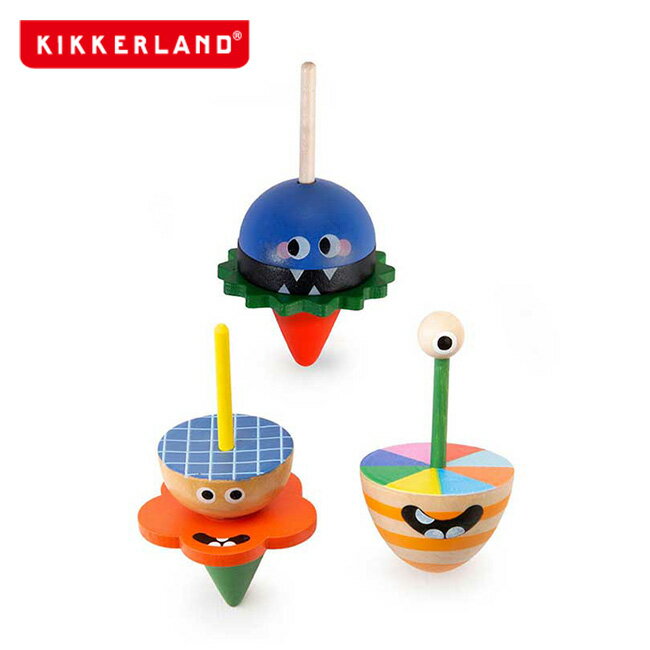 キッカーランド ディジーモンスタースピニングトップ KIKKERLAND Dizzy Monster Spinning Top KKID28 ゲーム 室内遊び バランスゲーム おもちゃ 玩具 雑貨 プレゼント キャンプ アウトドア ギフト 