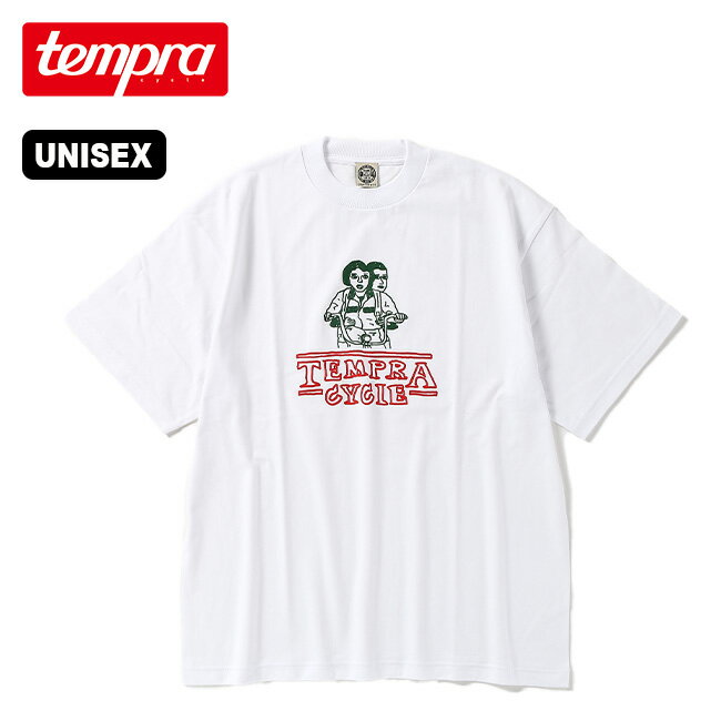 テンプラサイクル×ナカムラルイ Tシャツ tempra cycle×rui nakamura ユニセックス メンズ レディース イラストレーター トップス 半袖 カットソー キャンプ アウトドア フェス 