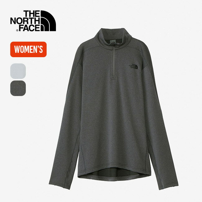 【SALE 20%OFF】ノースフェイス L/Sフラッシュドライジップアップ【ウィメンズ】 THE NORTH FACE L/S FlashDry Zip Up レディース NTW62311 Tシャツ ティシャツ 長袖 ロングスリーブ ロンT カットソー トップス おしゃれ キャンプ アウトドア 【正規品】