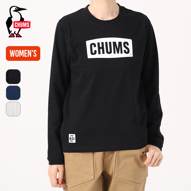 チャムス トップス レディース チャムス チャムスロゴブラッシュL/S Tシャツ CHUMS CHUMS Logo Brushed L/S T-Shirt レディース CH11-2302 トップス カットソー プルオーバー Tシャツ 長袖 アウトドア キャンプ フェス ロンT ロングTシャツ