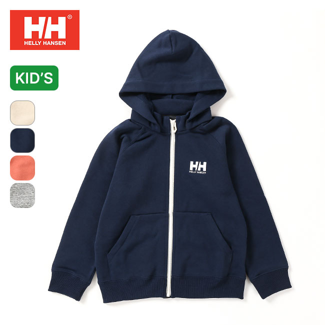 ヘリーハンセン ロゴフルジップスウェットフーディー HELLY HANSEN Logo Full-zip Sweat Hoodie キッズ HJ32362 トップス カットソー パーカー ジャケット フーディ アウトドア フェス キャンプ 