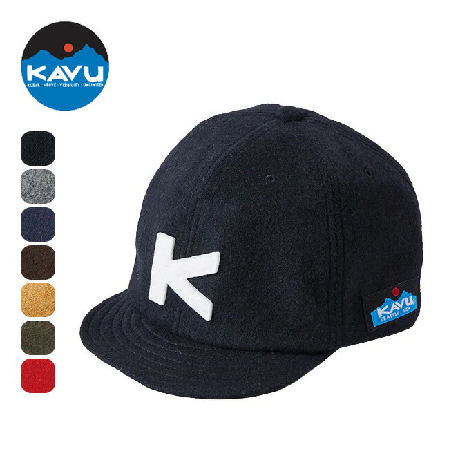 カブー カブー ベースボールキャップ[ウール] KAVU Base Ball Cap Wool 19820318 帽子 キャップ デイユース タウンユース フリーサイズ 野球帽 キャンプ アウトドア 【正規品】